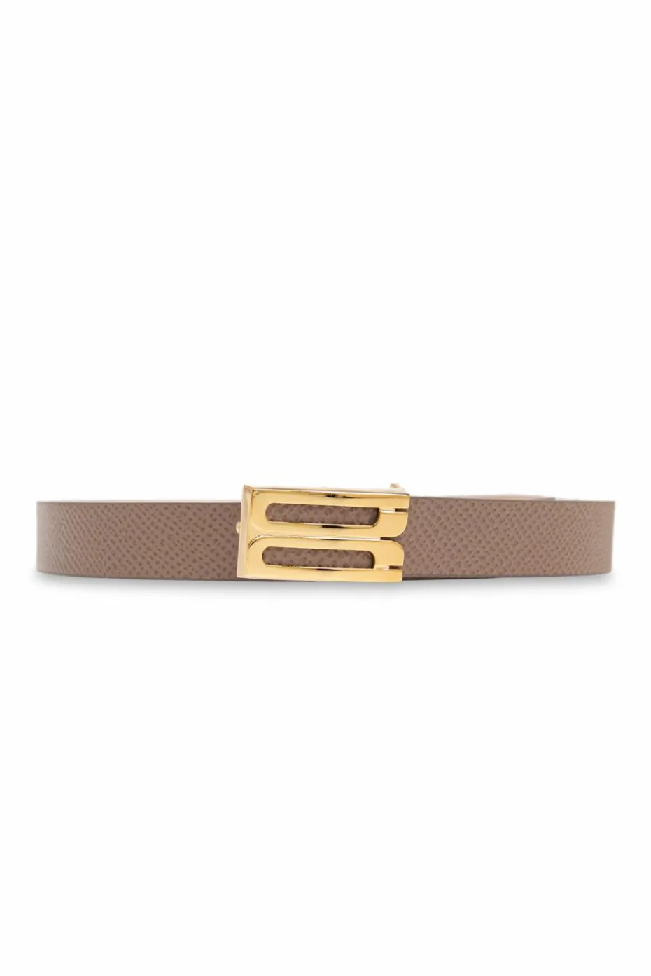 Victoria Beckham beige Leather belt