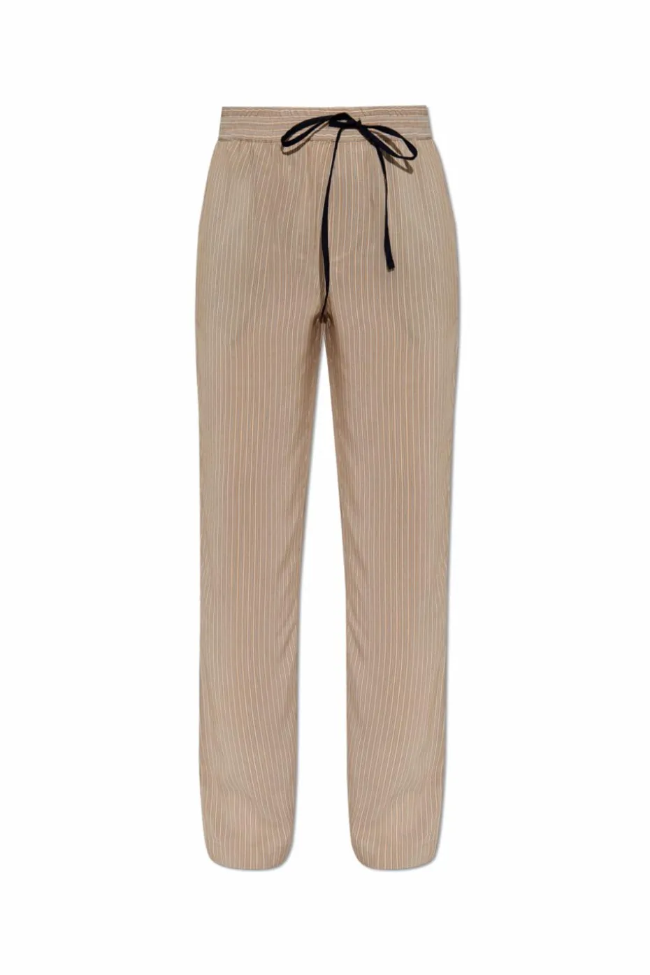 Victoria Beckham beige Striped pants