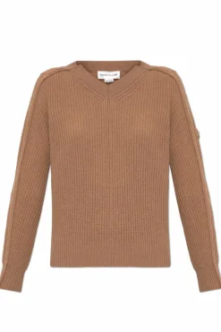 Victoria Beckham beige Wool Sweater