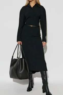 Victoria Beckham BLACK Dress with collar