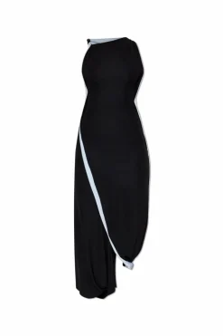 Victoria Beckham BLACK Dress with twisted strap