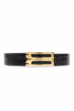 Victoria Beckham BLACK Leather belt