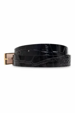 Victoria Beckham BLACK Leather belt