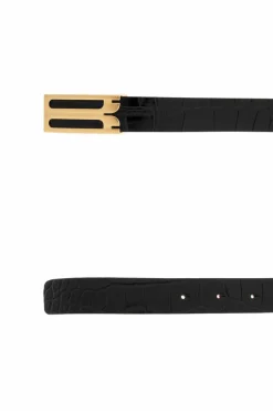 Victoria Beckham BLACK Leather belt