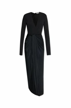 Victoria Beckham BLACK Long sleeve dress