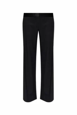 Victoria Beckham BLACK Pants with wool finish