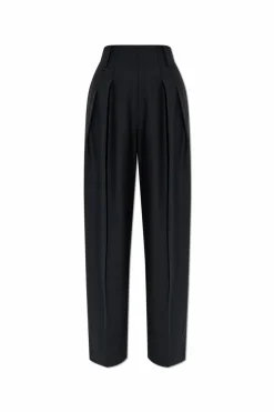 Victoria Beckham BLACK Pleated trousers