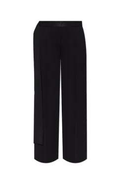 Victoria Beckham BLACK Pleated pants