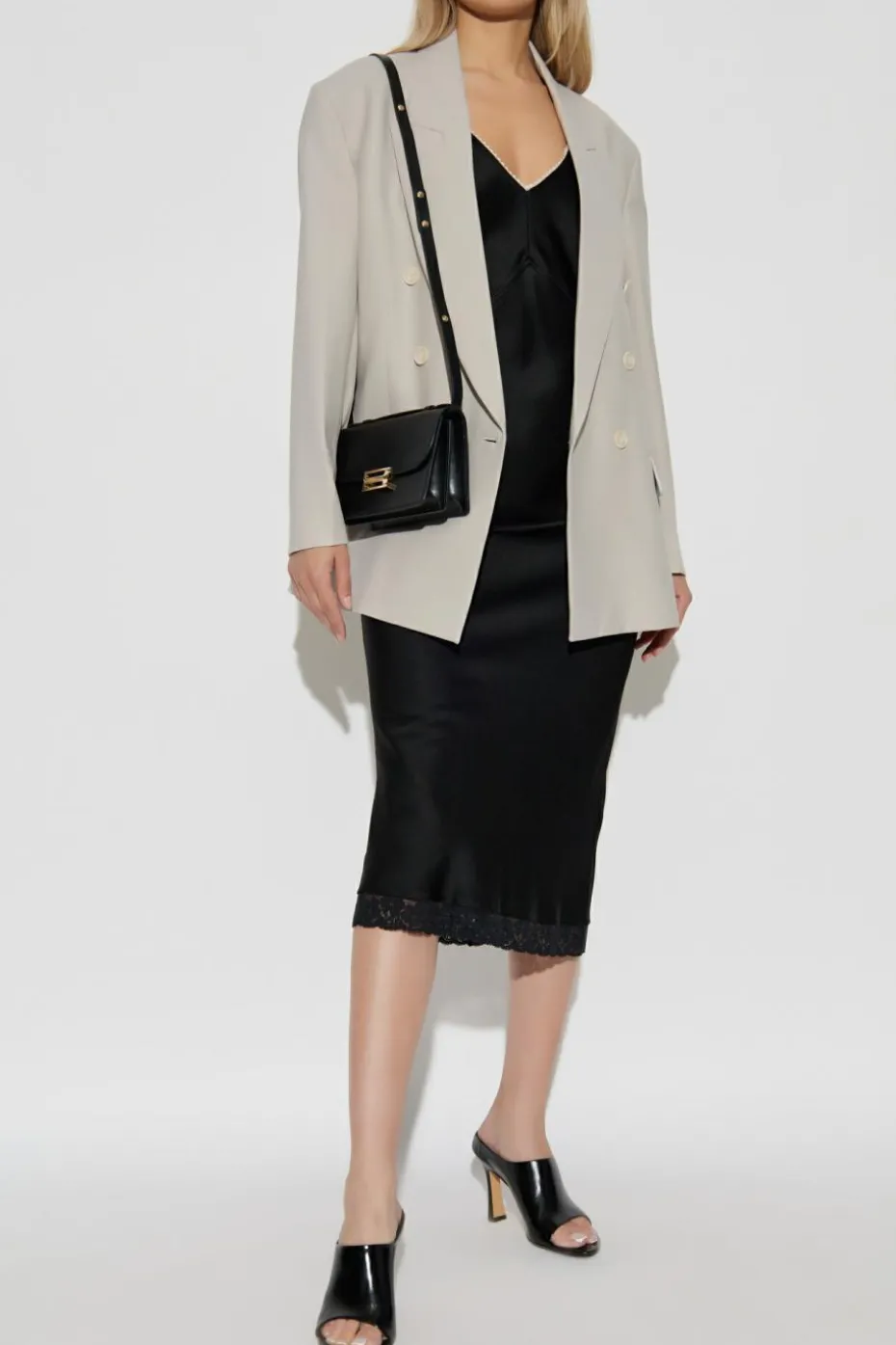 Victoria Beckham BLACK Strap top "Marion"