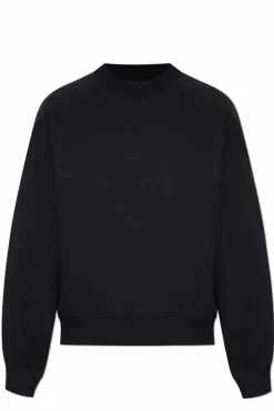 Victoria Beckham BLACK Sweatshirt with a crew neck