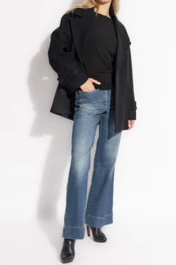 Victoria Beckham BLACK Wool coat