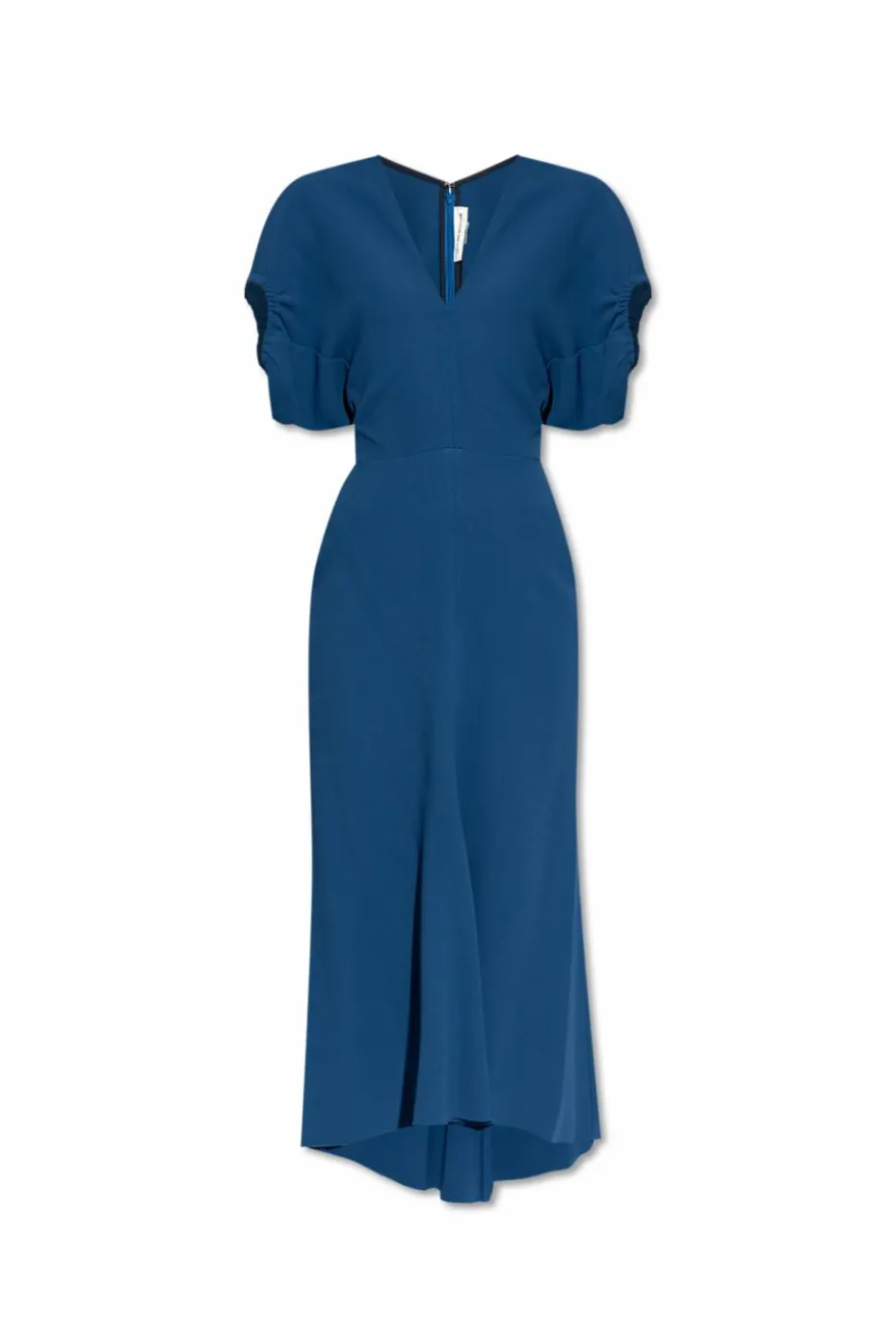 Victoria Beckham BLUE Dress with V-neckline