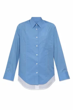 Victoria Beckham BLUE Organic Cotton Shirt