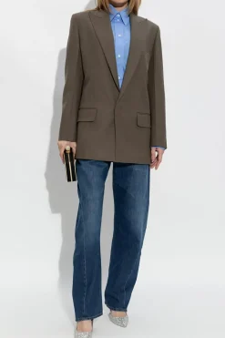 Victoria Beckham BLUE Shirt in organic cotton