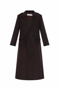 Victoria Beckham BROWN Wool coat