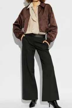 Victoria Beckham cream Silk shirt