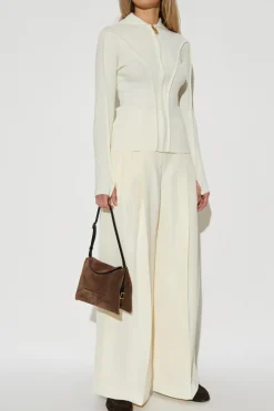 Victoria Beckham cream Wool cardigan