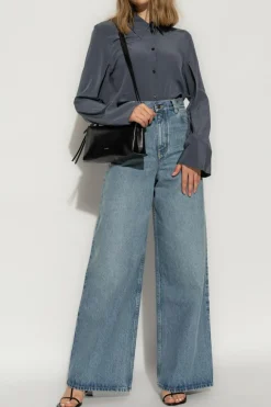 Victoria Beckham GREY Silk shirt