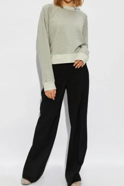 Victoria Beckham GREY Sweatshirt with logo
