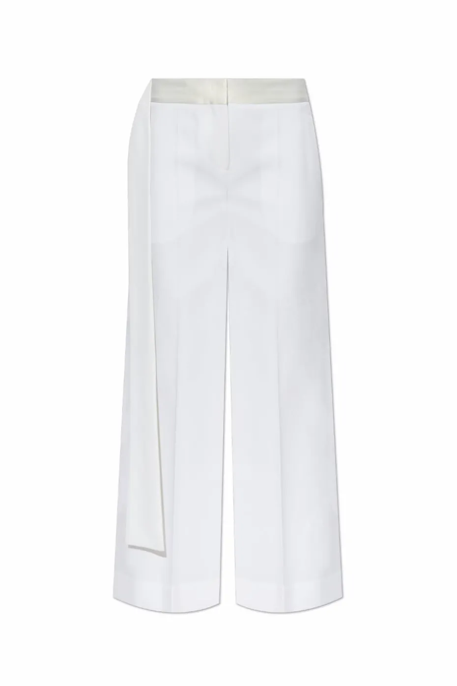 Victoria Beckham WHITE Pants with creases
