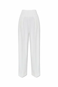 Victoria Beckham WHITE Pleated trousers