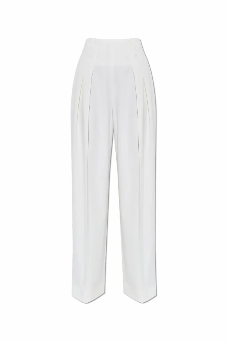 Victoria Beckham WHITE Pleated trousers