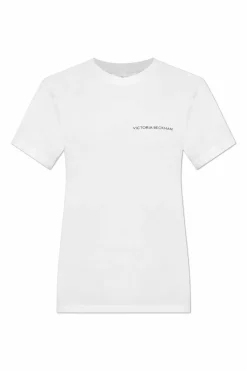 Victoria Beckham WHITE T-shirt with logo