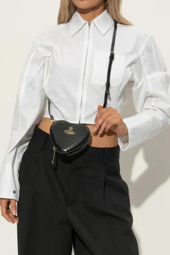 Vivienne Westwood BLACK Shoulder bag "Heart Mini"