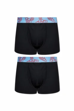 Vivienne Westwood BLACK Two-pack of boxers