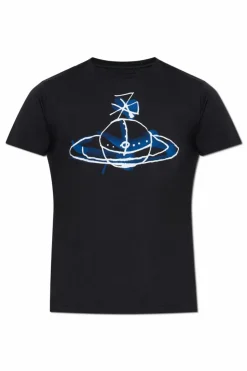 Vivienne Westwood BLACK T-shirt with logo