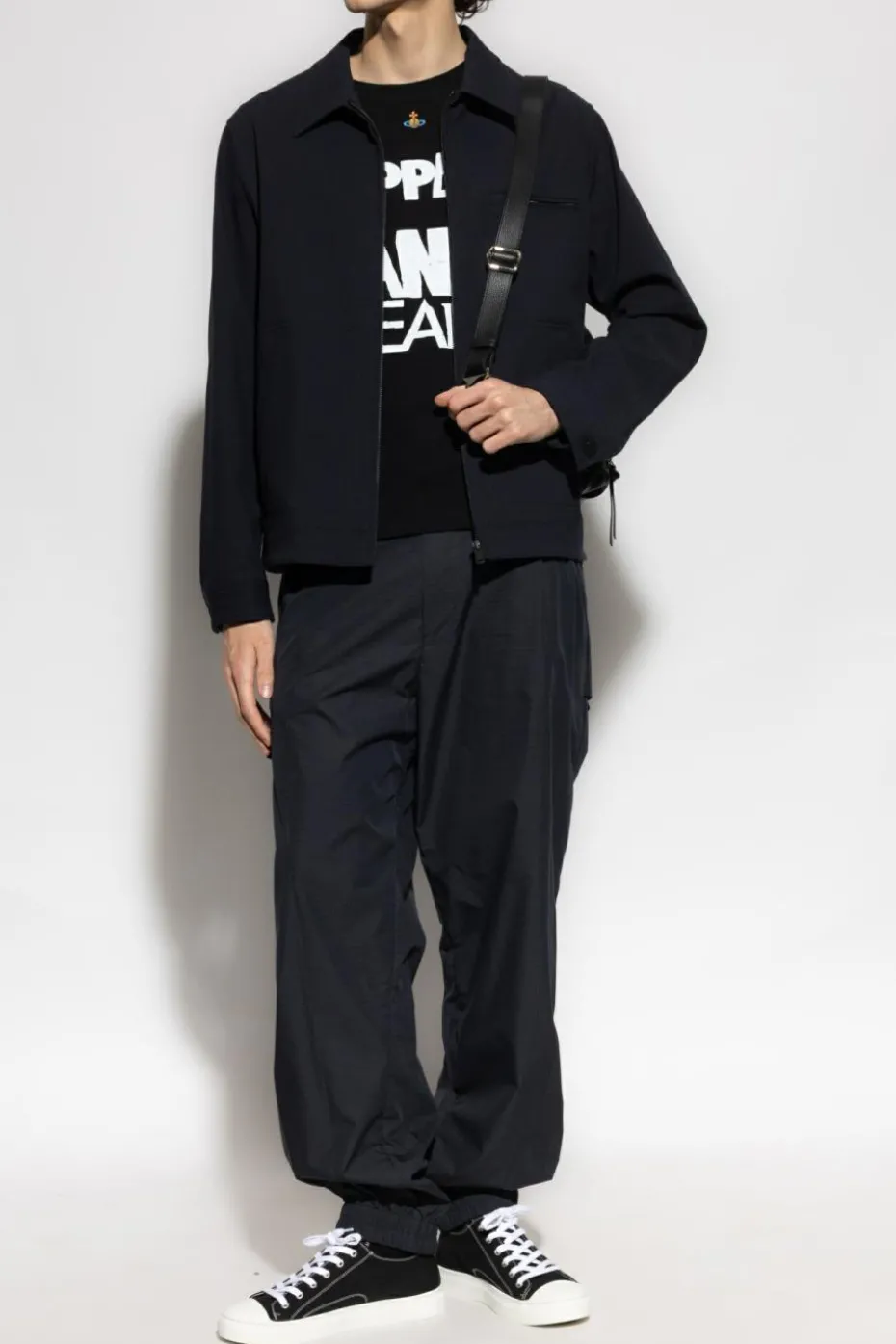 Vivienne Westwood BLACK T-shirt with logo