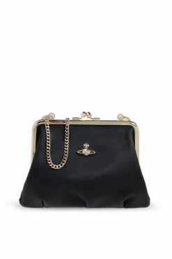 Vivienne Westwood BLACK Wallet on a chain