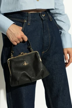 Vivienne Westwood BLACK Wallet on a chain