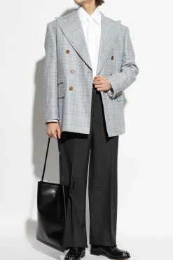 Vivienne Westwood BLUE Blazer with plaid pattern