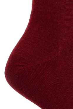 Vivienne Westwood BURGUNDY Socks with logo