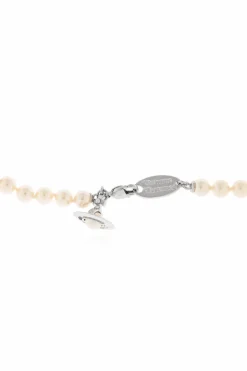 Vivienne Westwood cream Brass necklace