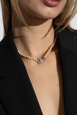 Vivienne Westwood cream ‘Olympia’ necklace