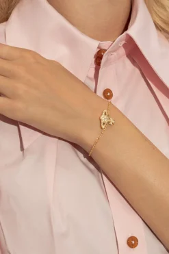 Vivienne Westwood GOLD Bracelet with logo