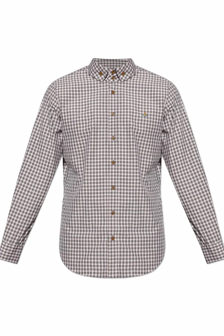 Vivienne Westwood GREY Check-patterned shirt