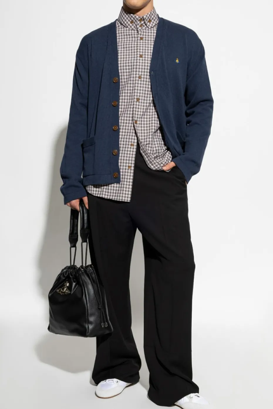 Vivienne Westwood GREY Check-patterned shirt