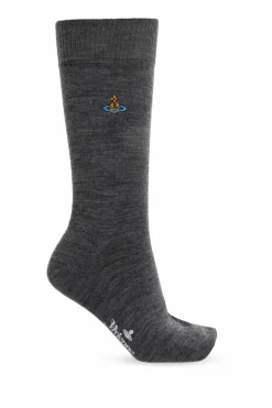 Vivienne Westwood GREY Socks with logo