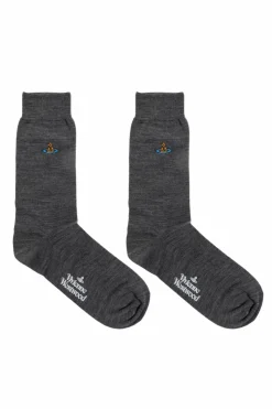 Vivienne Westwood GREY Socks with logo