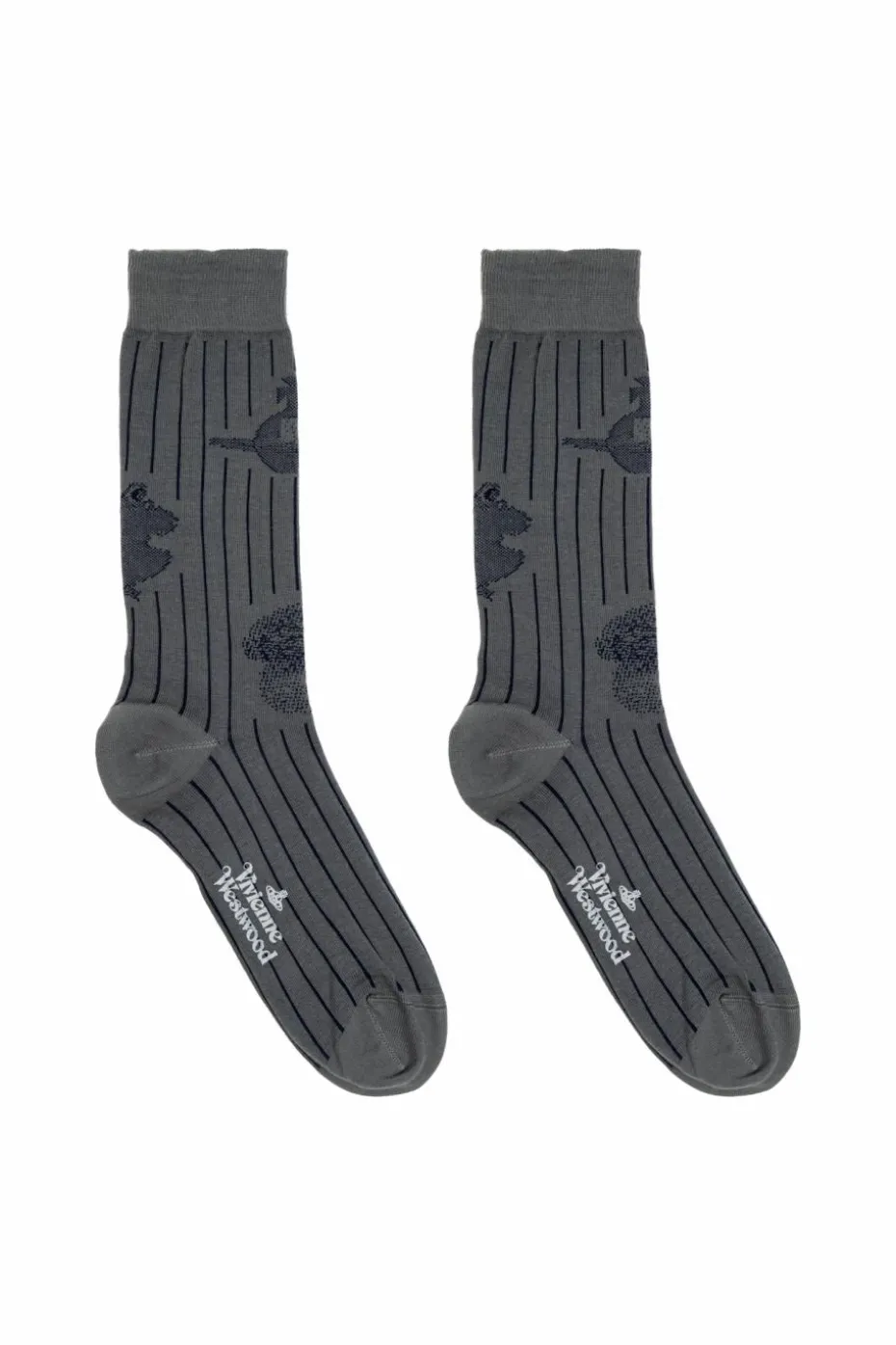 Vivienne Westwood GREY Socks with logo