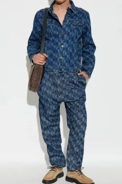 Vivienne Westwood NAVY BLUE Jacket with logo