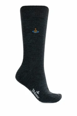 Vivienne Westwood NAVY BLUE Socks with logo