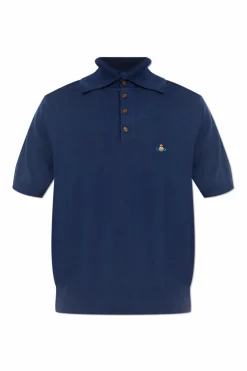 Vivienne Westwood NAVY BLUE Sweater with logo
