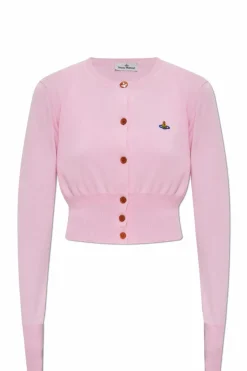Vivienne Westwood PINK Cardigan with logo