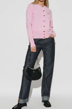 Vivienne Westwood PINK Cardigan with cashmere finish