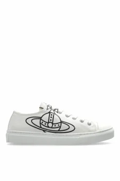 Vivienne Westwood WHITE "Plimsoll Low Top" sports shoes