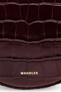 Wandler BURGUNDY Handbag `Hortensia Mini`